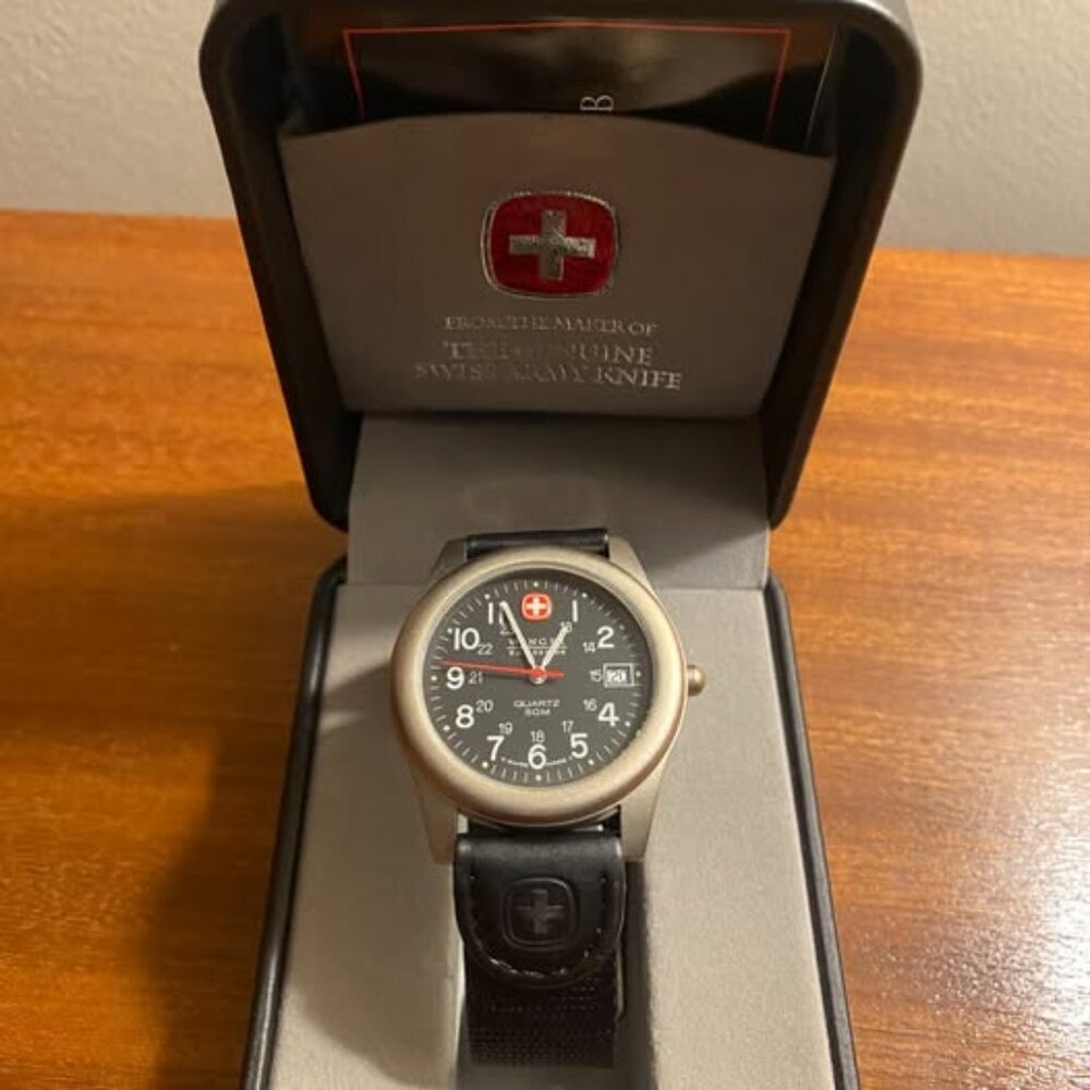 Quartz Swiss Watch, Wenger S.A.K. Design, Vintage from the 1990s